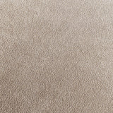 46cm Taupe Velvet Rizzo Stool with Matte Silver Legs