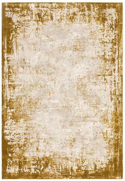 Kuza Border Gold Rug