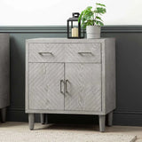 Venus 1 Drawer 2 Door Cabinet Grey