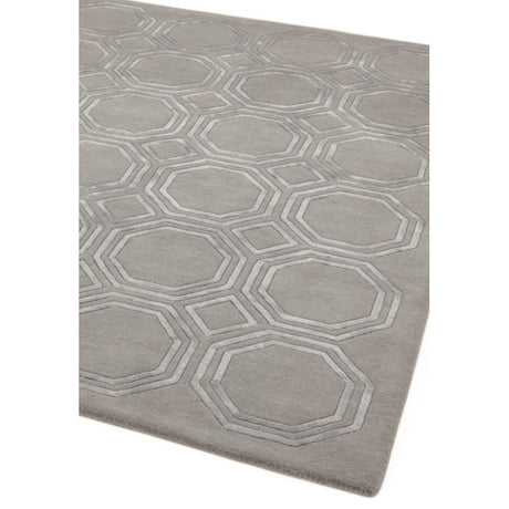 Nexus Octagon Silver/Silver Rug - Image 2