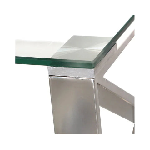 Zenith Stainless Steel Console Table