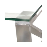 Zenith Stainless Steel Console Table