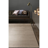 Kuza Plain Stripe Beige Rug