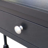 Medium Black 2 Drawer Console Table