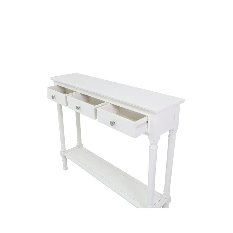 Delta White Medium Console Table