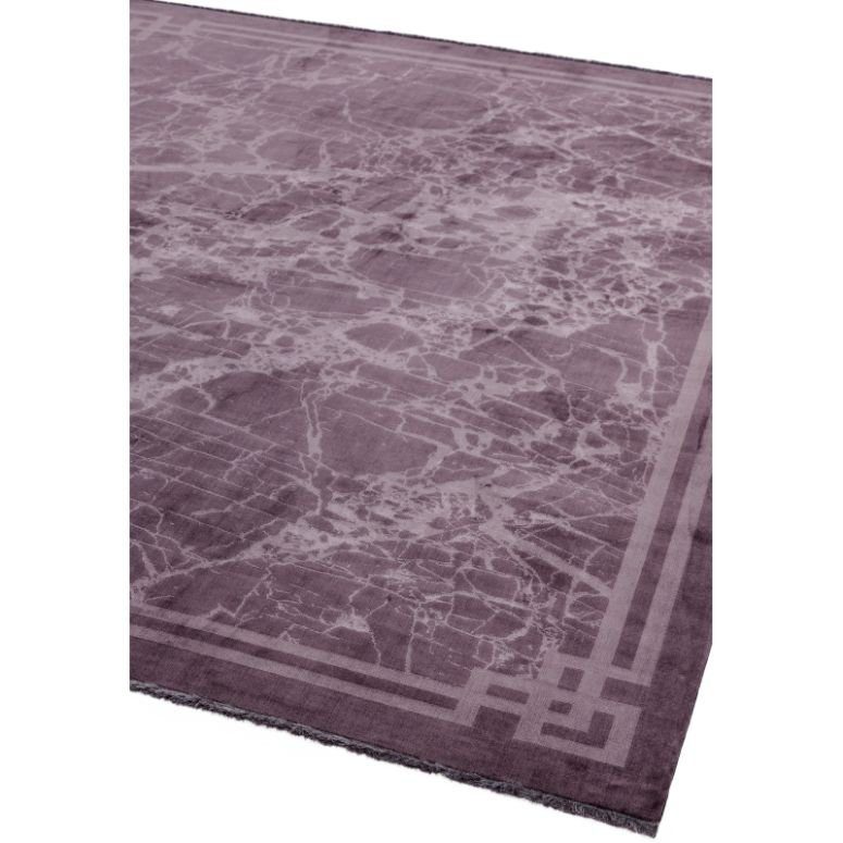 Zehraya Ze01 Purple Border Rug
