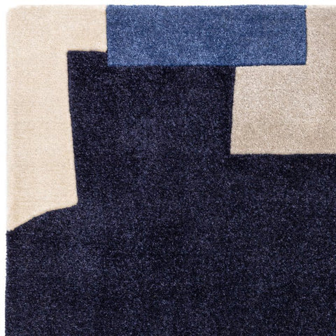Romy 11 Element Blue Rug