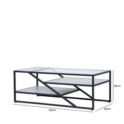 Ibarra Black and Grey Coffee Table - KD