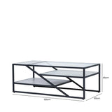 Ibarra Black and Grey Coffee Table - KD
