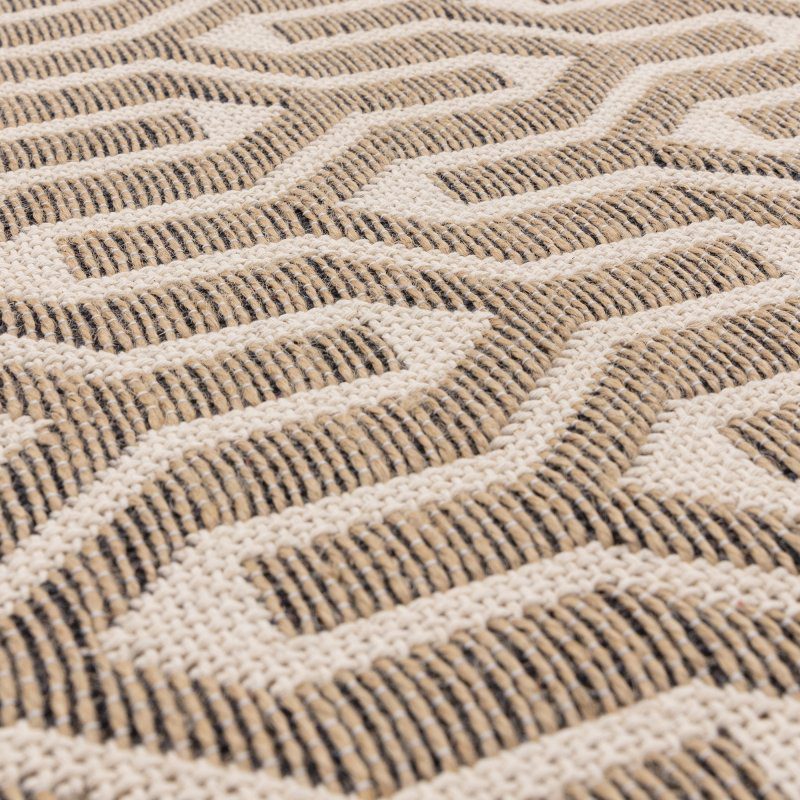 Global Cream Lattice Rug