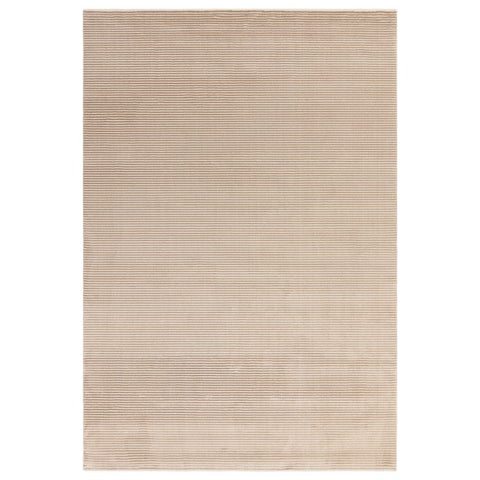 Kuza Plain Stripe Beige Rug
