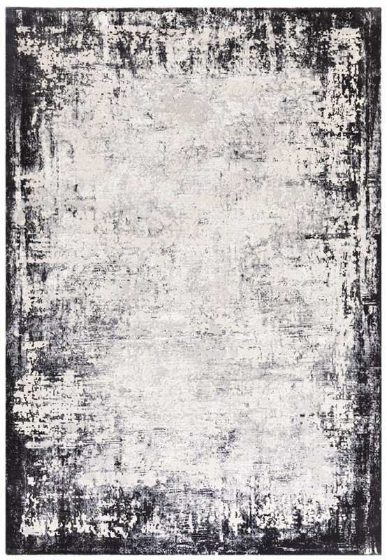 Kuza Border Grey Rug