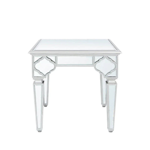 Marrakech Mirror End Table Silver