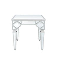 Marrakech Mirror End Table Silver