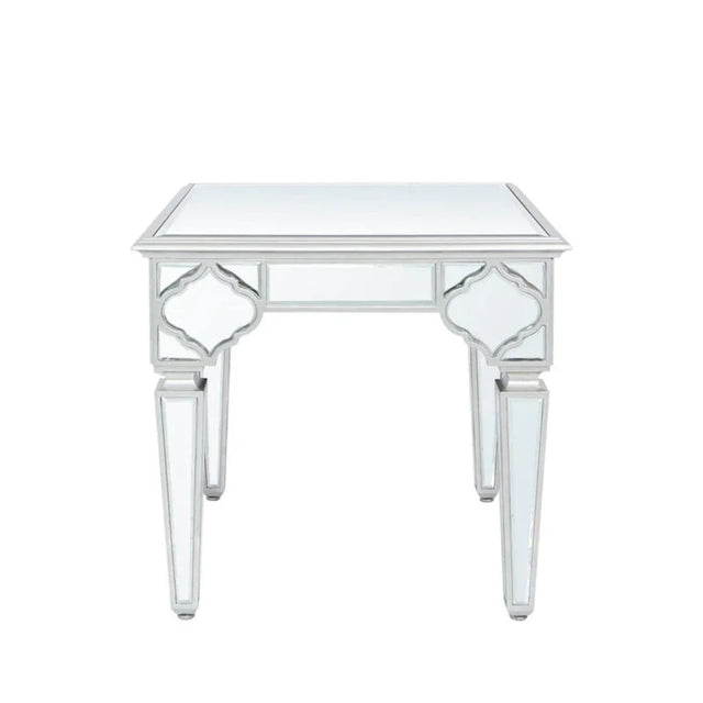 Marrakech Mirror End Table Silver