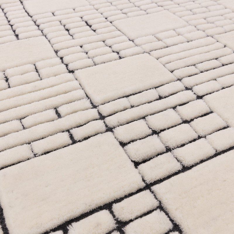 Empire Cream/Black Rug