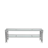 Cohen Chrome Steel Tubes Entertainment Unit