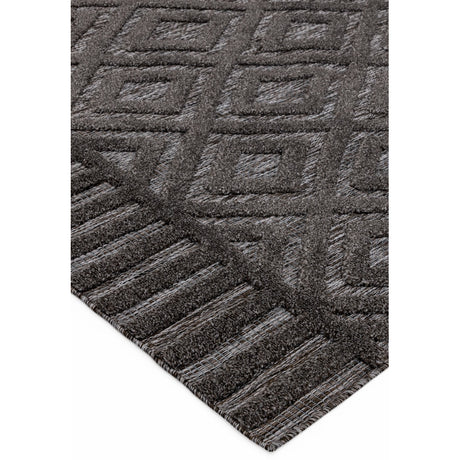 Salta SA02 Charcoal Diamond Rug - Image 4