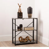 Alora 72cm 3-Tier Black Display Unit