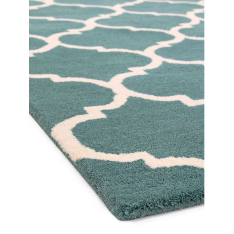 Albany Ogee Duck Egg Rug