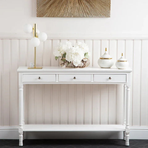 Delta Large 3 Drawer Console Table