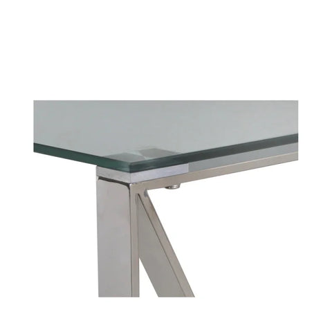 Zenith Stainless Steel Console Table