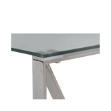 Zenith Stainless Steel Console Table