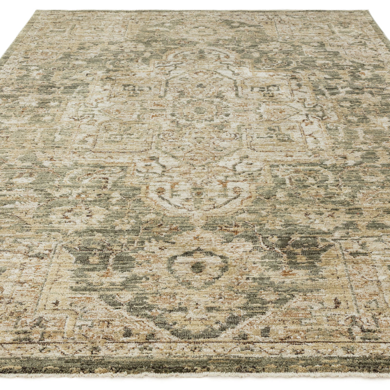 Heriz Serapi Green Rug - Image 7