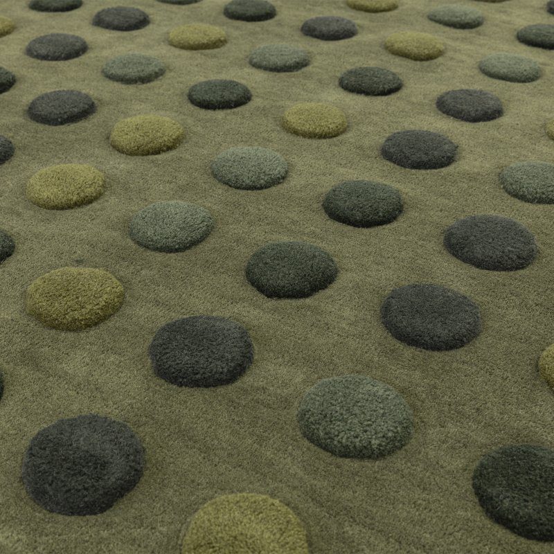 Dotty Green Rug
