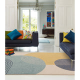 Muse Blue Retro Mu15 Rug