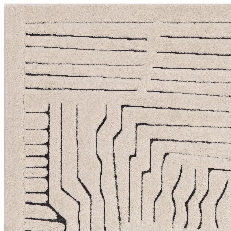 Valley Ivory/Charcoal Route Rug