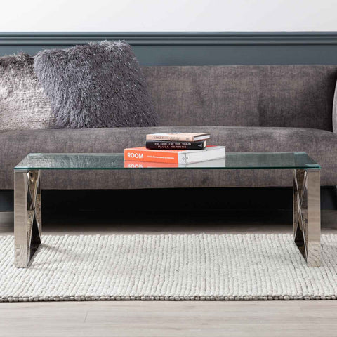 Zenith Stainless Steel Coffee Table