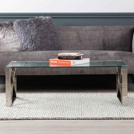 Zenith Stainless Steel Coffee Table
