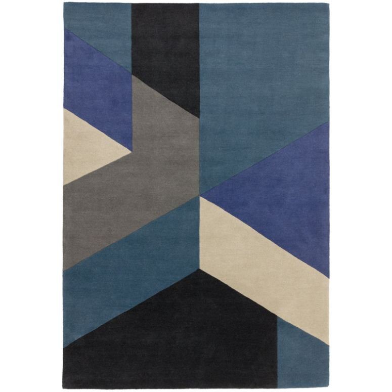 Reef Rf13 Big Geo Blue Rug