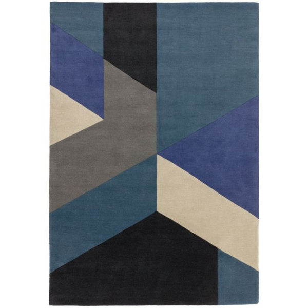 Reef Rf13 Big Geo Blue Rug