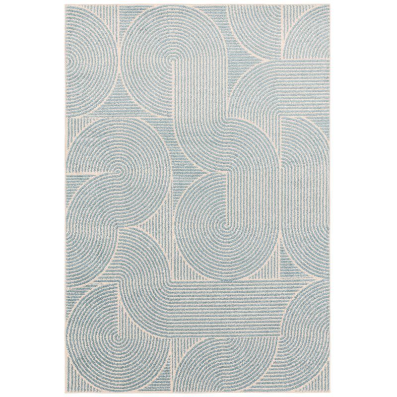 Muse Blue Swirl Mu02 Rug