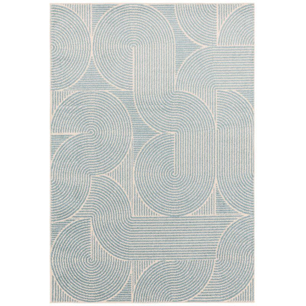 Muse Blue Swirl Mu02 Rug