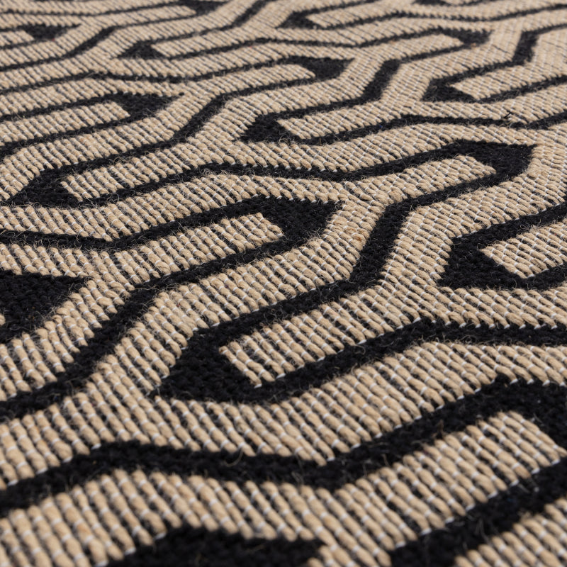 Global Black Lattice Rug - Image 4