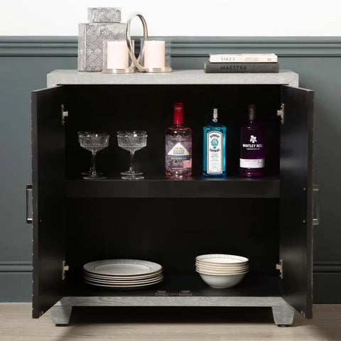 Venus 2-Door Cabinet Grey Elm