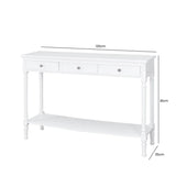 Delta Large 3 Drawer Console Table