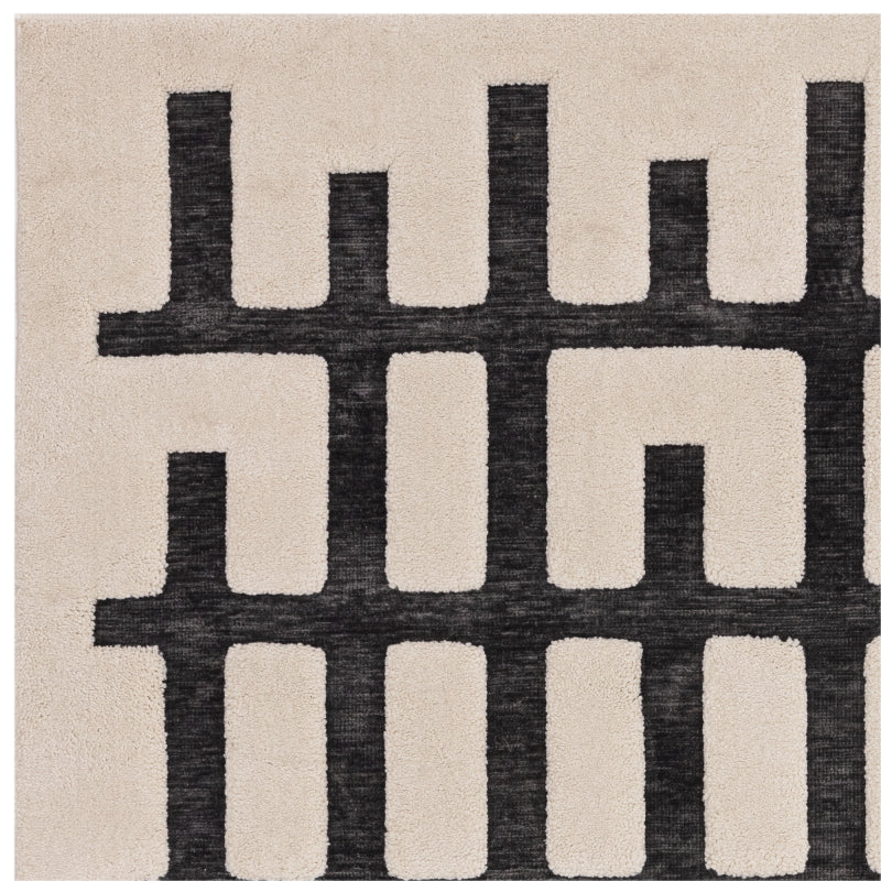 Valley Charcoal/Ivory Junction Rug - Image 2