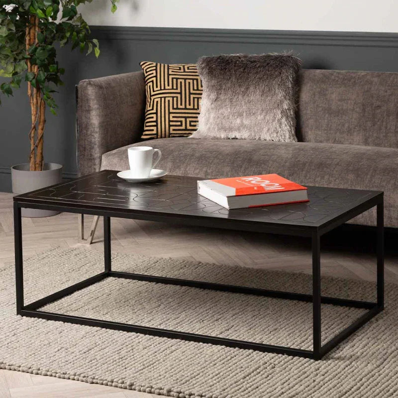 Solenn Black Coffee Table - KD