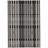 Patio 22 Black Grid Rug - Image 1