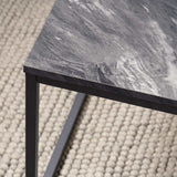 Alora Black Metal Coffee Table - KD