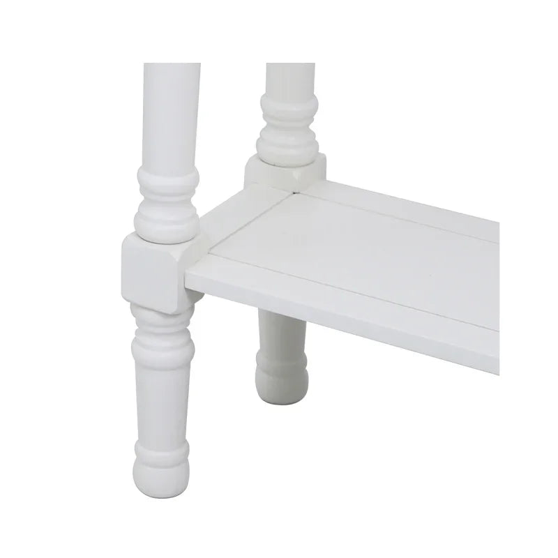 Delta White Medium Console Table