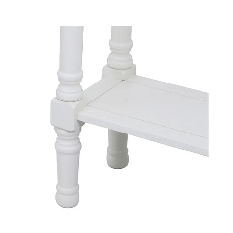 Delta White Medium Console Table