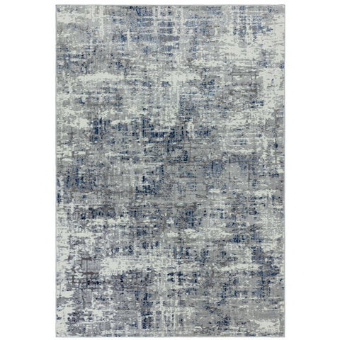 Orion Or04 Abstract Blue Rug