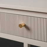 Lindon 1 Drawer End Table Summer Grey - KD