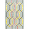 Matrix 67 Hexagon Silver Rug - Image 1