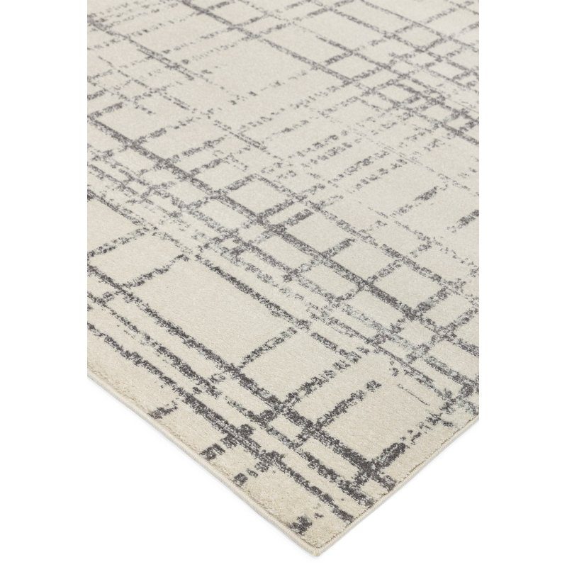 Nova Grid Grey Nv31 Rug